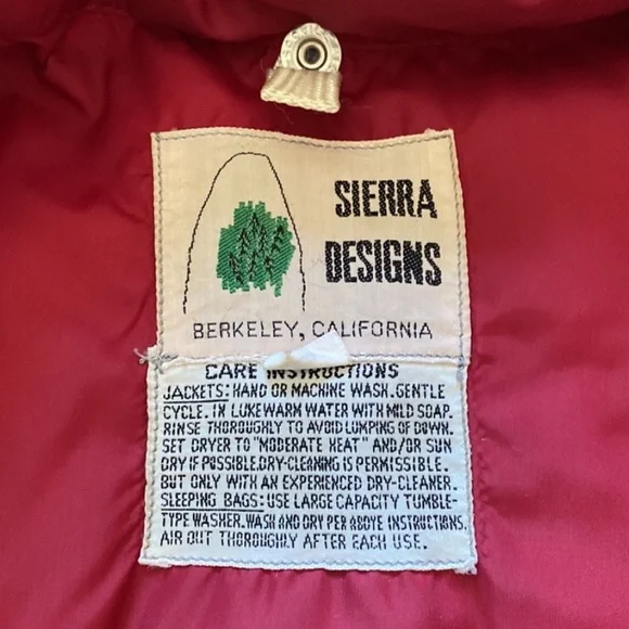 Vintage Sierra Designs Down Jacket, Size Large - Picture 11 of 12